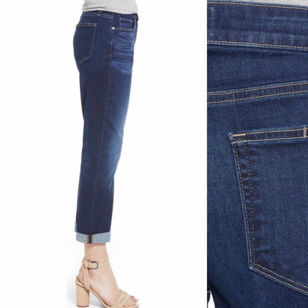 PAIGE Brigitte high waist  crop boyfriend  Jeans!